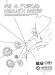 Public Health Hero Coloring Sheet