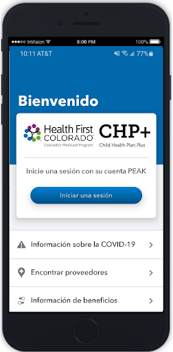 Health First Colorado Mobile App - Spanish