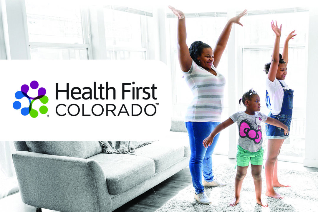 July 30, 2019. Jasmine White and her two daughters, Carmyn, the youngest, Jordyn, in their home in Denver, dancing to a YouTube video. Photo by Ellen Jaskol.
